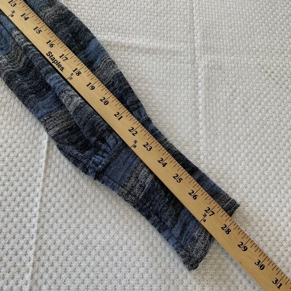 Free People Striped Top Oversized Medium Slouchy Striped Blue Vintage USA - Picture 12 of 13